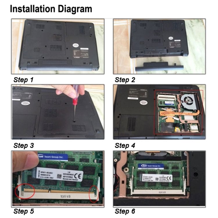Computer & Networking XIEDE X027 DDR2 800MHz 2GB General Full Compatibility Memory RAM Module for Laptop