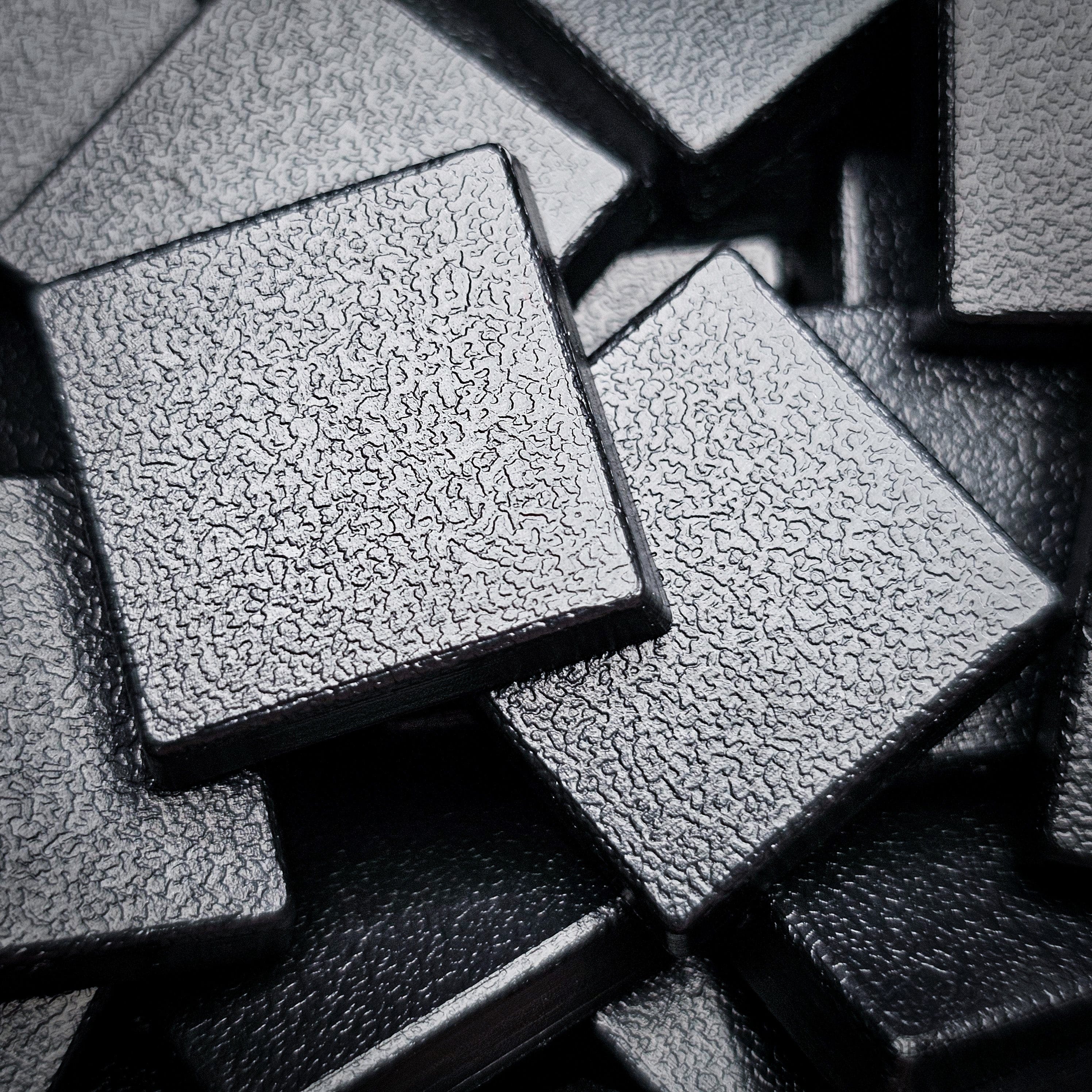 Base 20mm Square Plain Plastic Bases for Wargaming Miniatures
