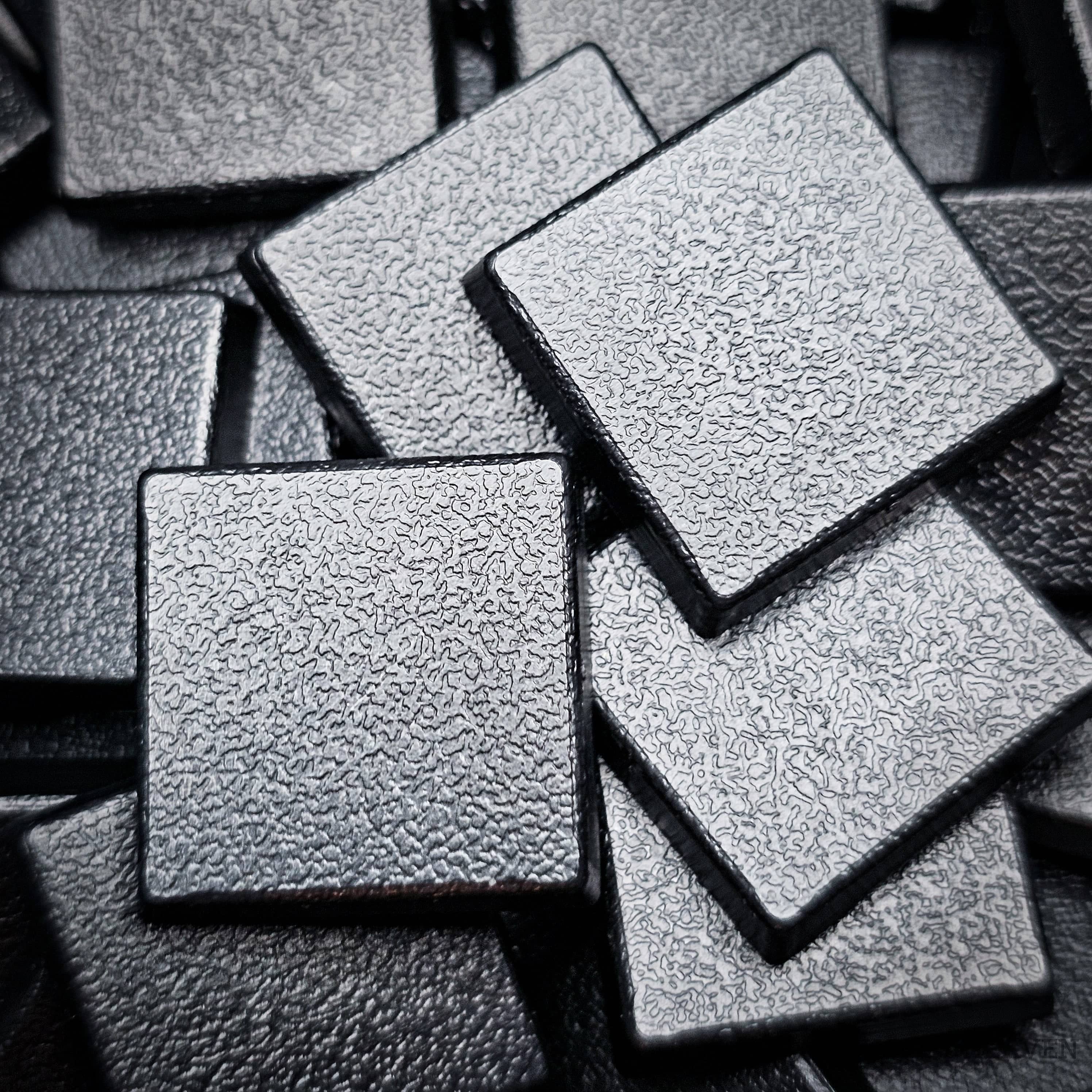 Base 20mm Square Plain Plastic Bases for Wargaming Miniatures