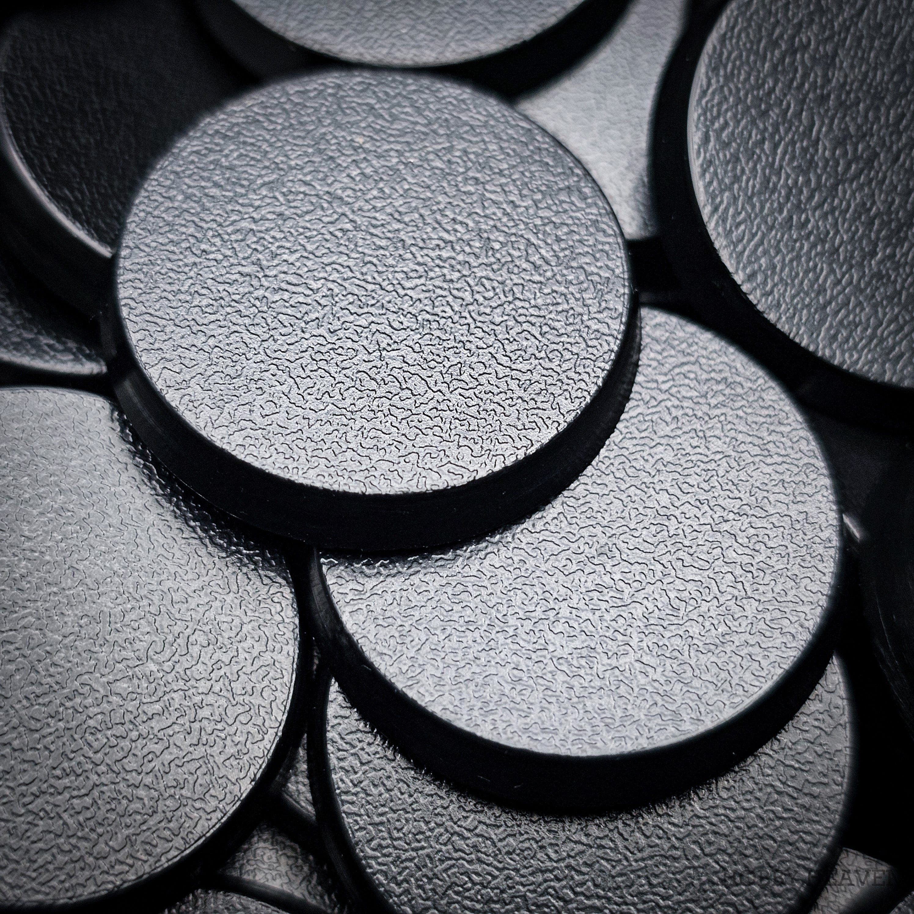 Base 28mm Round Plain Plastic Bases for Wargaming Miniatures | Hobby Heaven