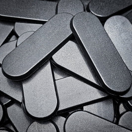 Base 70x25mm Pill Bike Plain Plastic Bases