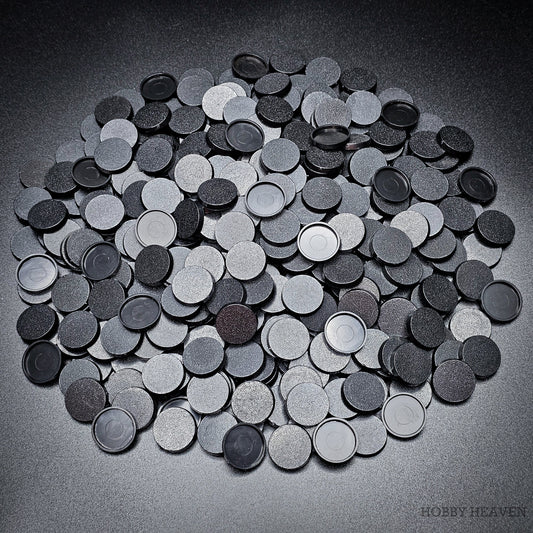 Base 20mm Round Plain Plastic Bases