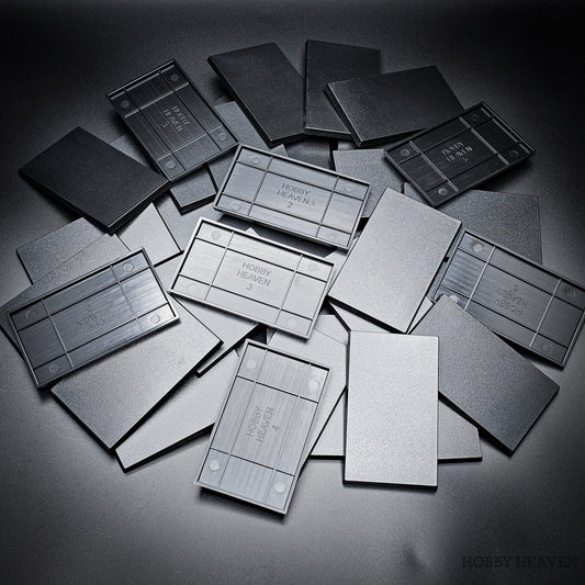 Base 100x60mm Rectangular Plain Plastic Bases