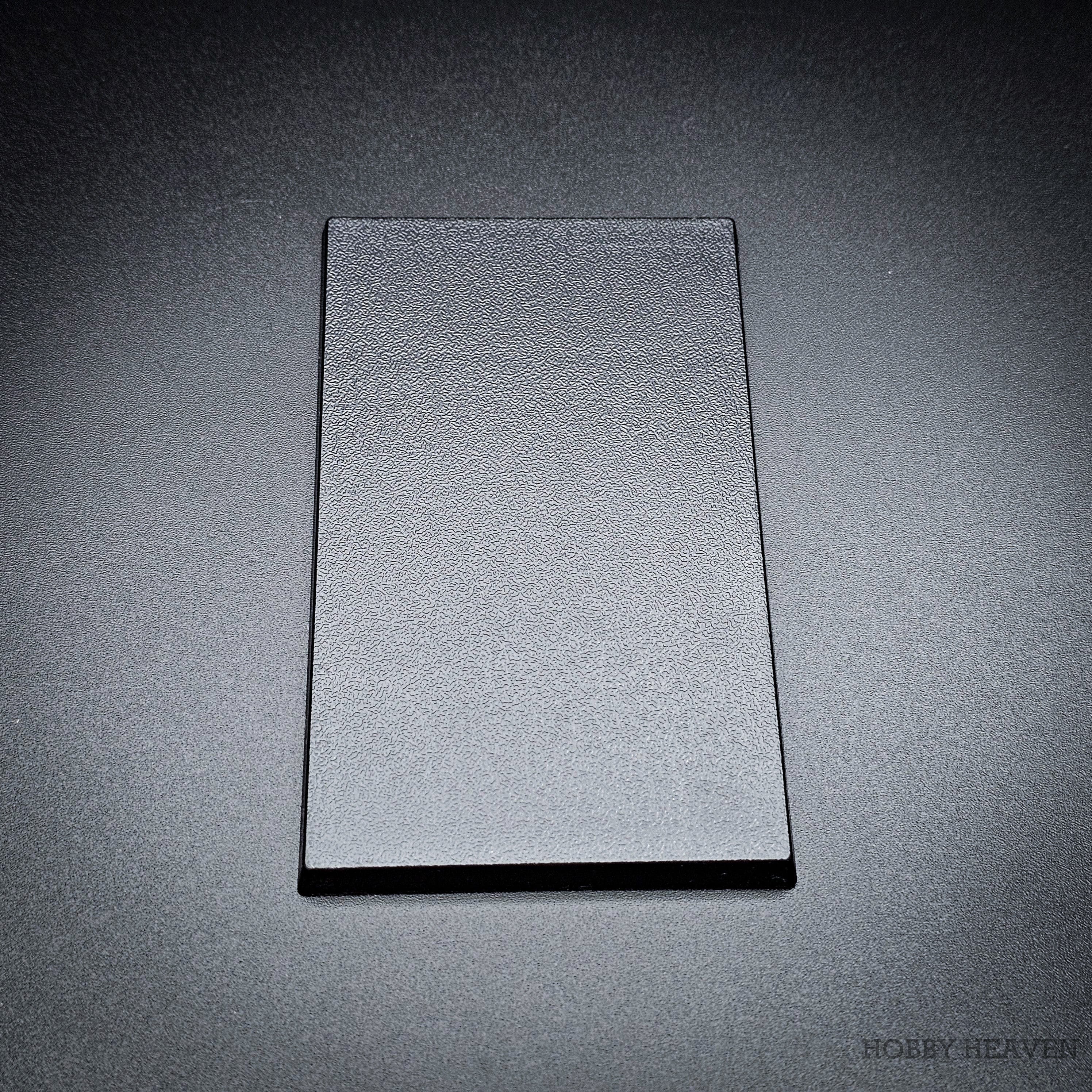 Base 100x60mm Rectangular Plain Plastic Bases