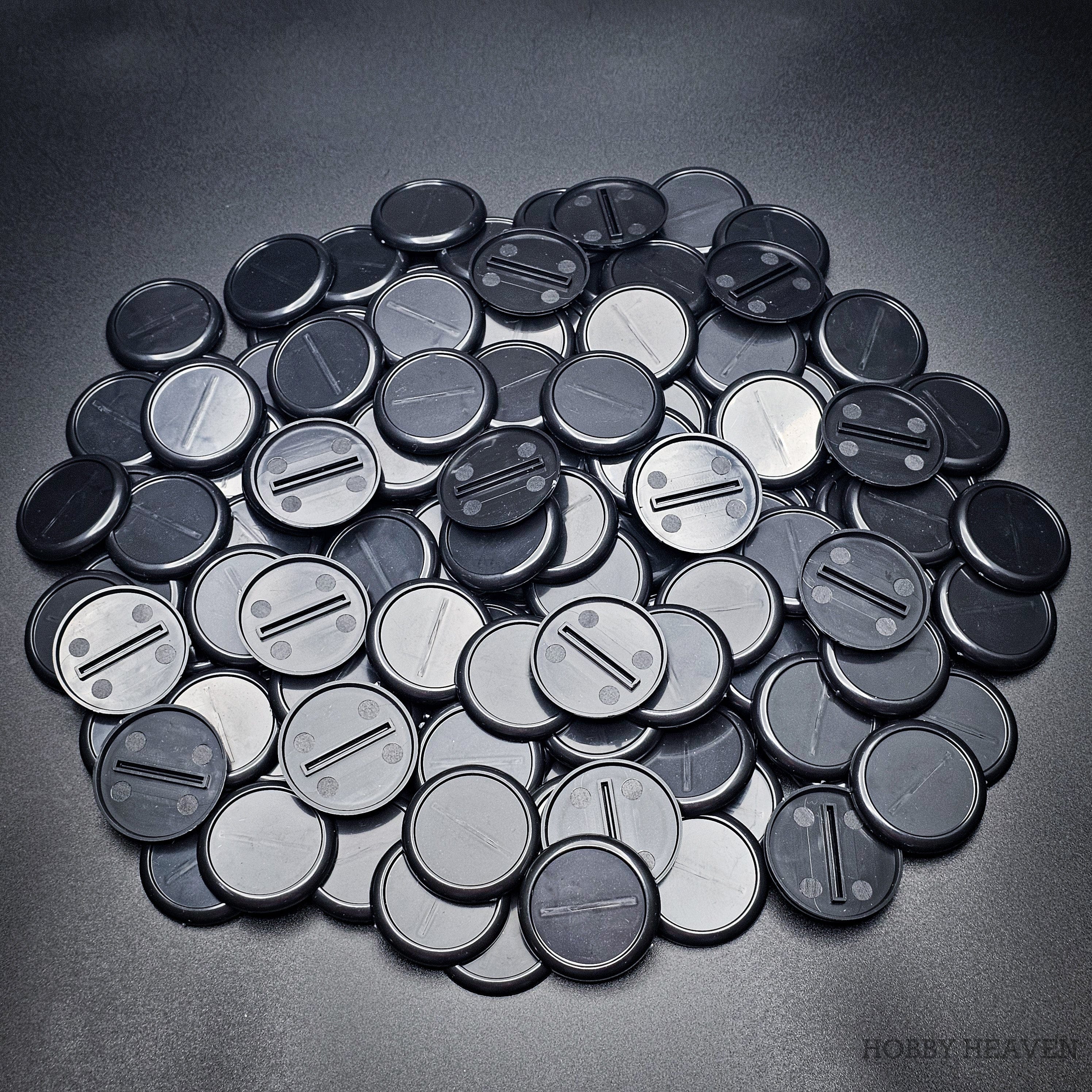 Base 40mm Wide Lip Round Plastic Bases