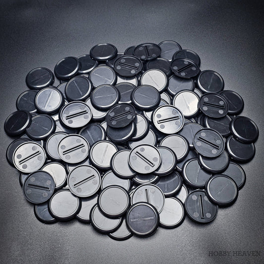 Base 40mm Wide Lip Round Plastic Bases
