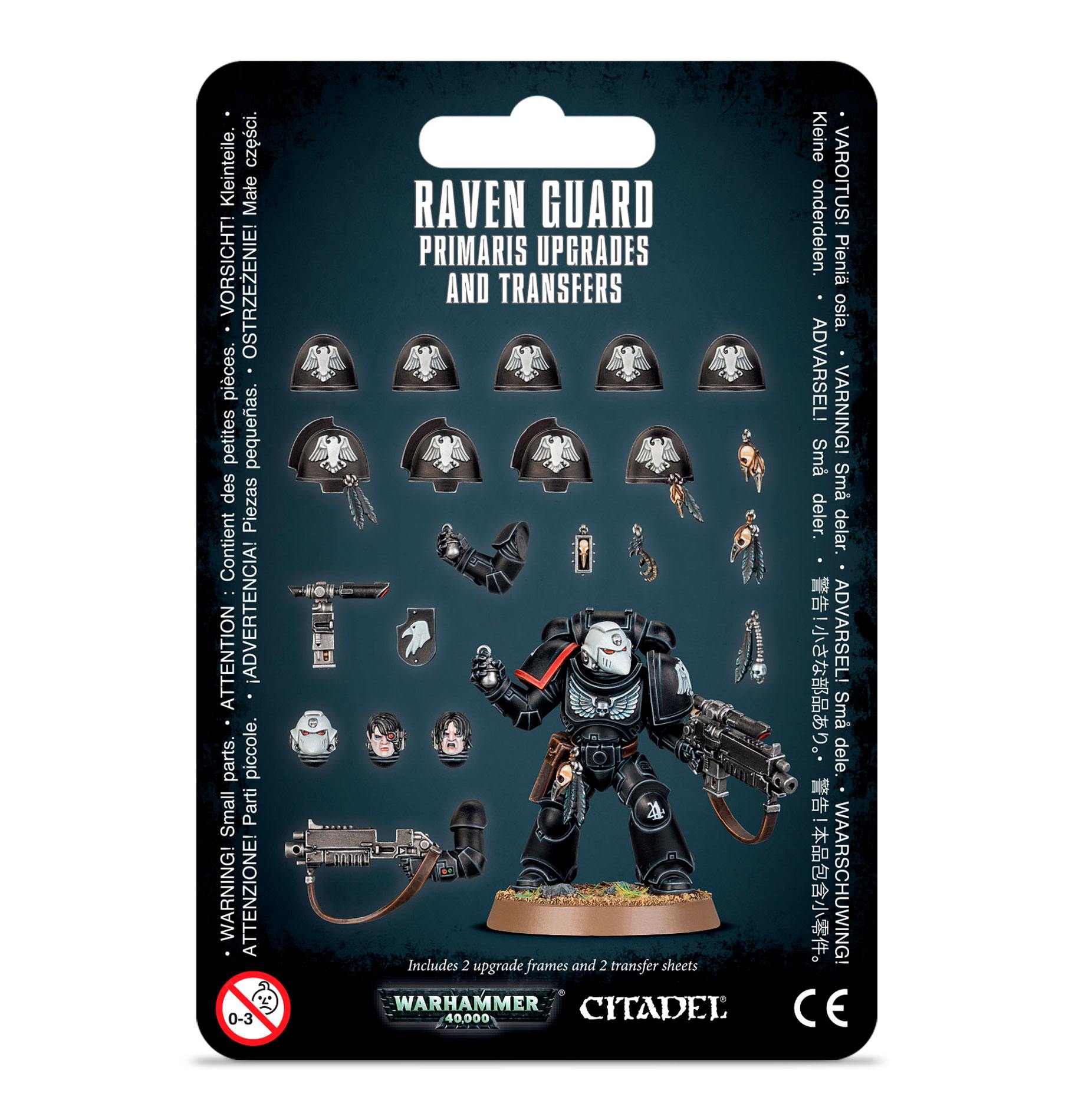 Space Marine RAVEN GUARD PRIMARIS UPGRADES & TRANSFERS 5011921140824