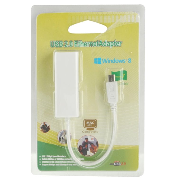 Mobile Accessories Micro USB 2.0 Ethernet Adapter for Tablet PC / Android TV, Length: 20cm