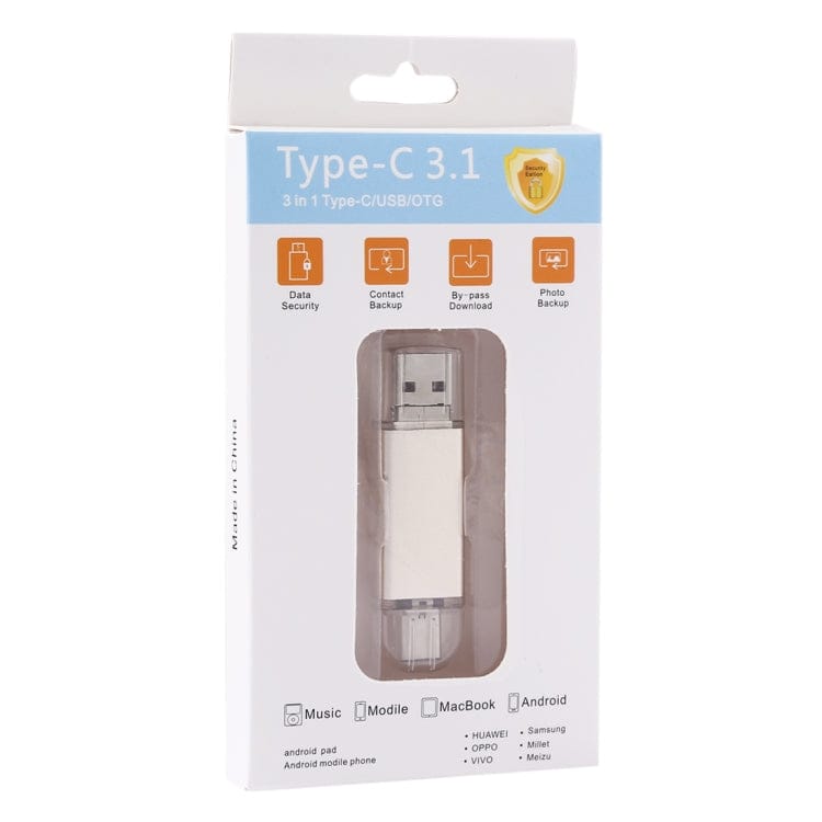 Mobile Accessories For Type-C Smartphones & PC Computer, 16GB