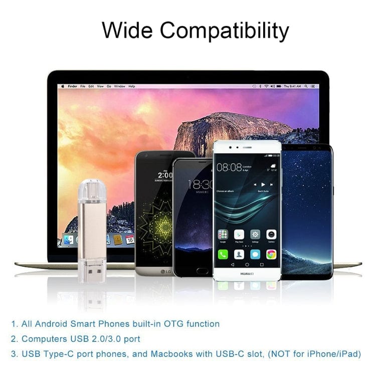 Mobile Accessories For Type-C Smartphones & PC Computer, 32GB
