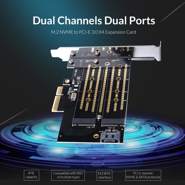 Computer & Networking ORICO PDM2 M.2 NVME to PCI-E 3.0 X4 Expansion Card