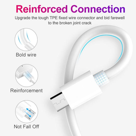Mobile Accessories Micro USB XJ-023 2 PCS USB Male to Micro USB Male Interface Charge Cable, Length: 1m, Micro USB