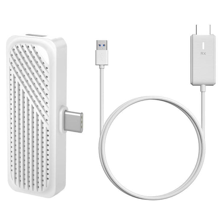 white Wireless HDMI Transmitter and Receiver For iPhone15/Laptop/PC/TV/Box/Projector