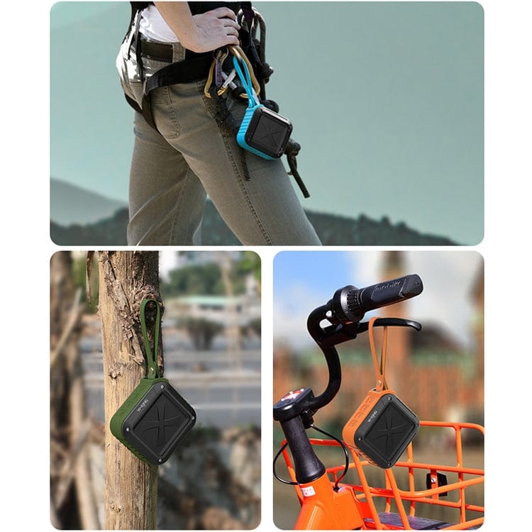 W-KING S7 Mini Wireless Waterproof Loudspeaker With TF/FM/AUX/NFC Bluetooth Bike Speaker(black)