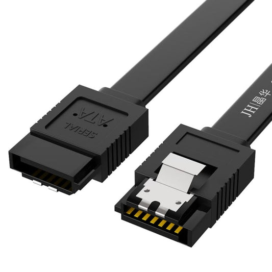 High Speed SATA3.0 SSD Serial Cable 0.45m JINGHUA U510B High Speed SATA3.0 SSD Serial Cable(Black Straight To Straight) 987003780583