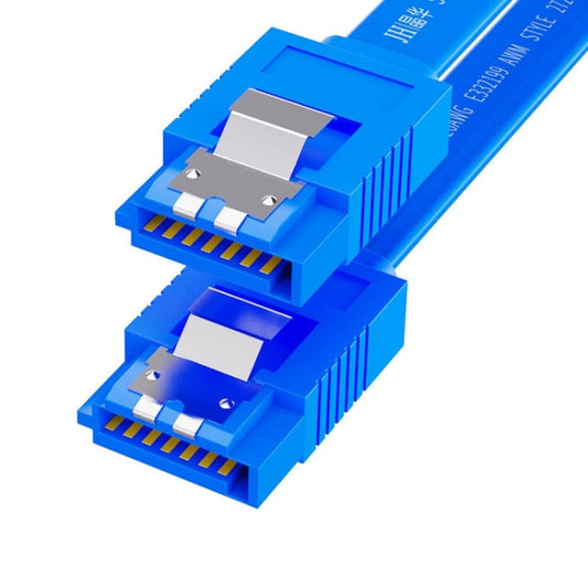 High Speed SATA3.0 SSD Serial Cable 0.45m JINGHUA U510B High Speed SATA3.0 SSD Serial Cable(Blue Straight To Straight) 987003780538