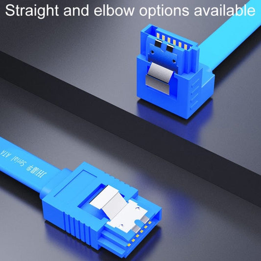 High Speed SATA3.0 SSD Serial Cable 0.45m JINGHUA U510B High Speed SATA3.0 SSD Serial Cable(Black Straight To Straight) 987003780583