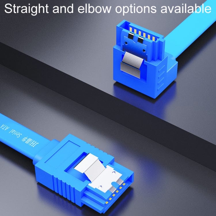 High Speed SATA3.0 SSD Serial Cable 0.45m JINGHUA U510B High Speed SATA3.0 SSD Serial Cable(Black Straight To Straight) 987003780583