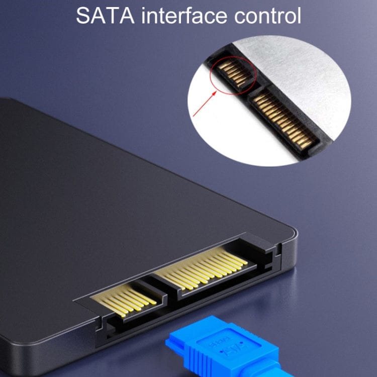 High Speed SATA3.0 SSD Serial Cable 0.45m JINGHUA U510B High Speed SATA3.0 SSD Serial Cable(Blue Straight To Straight) 987003780538