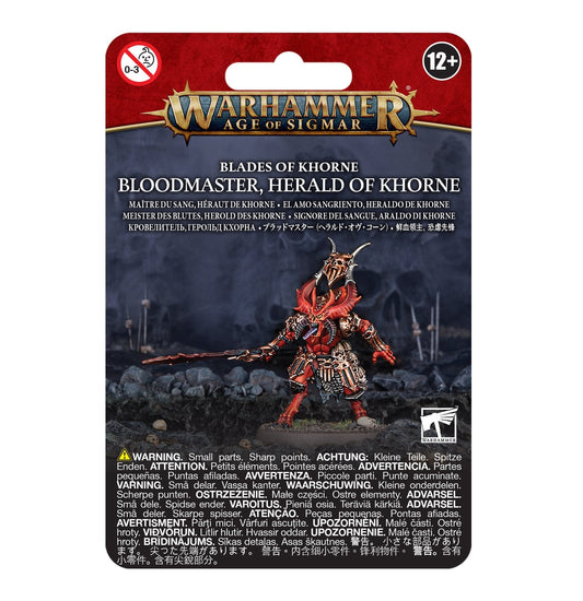 Chaos Demons BLADES OF KHORNE: BLOODMASTER HERALD OF KHORNE 5011921113194