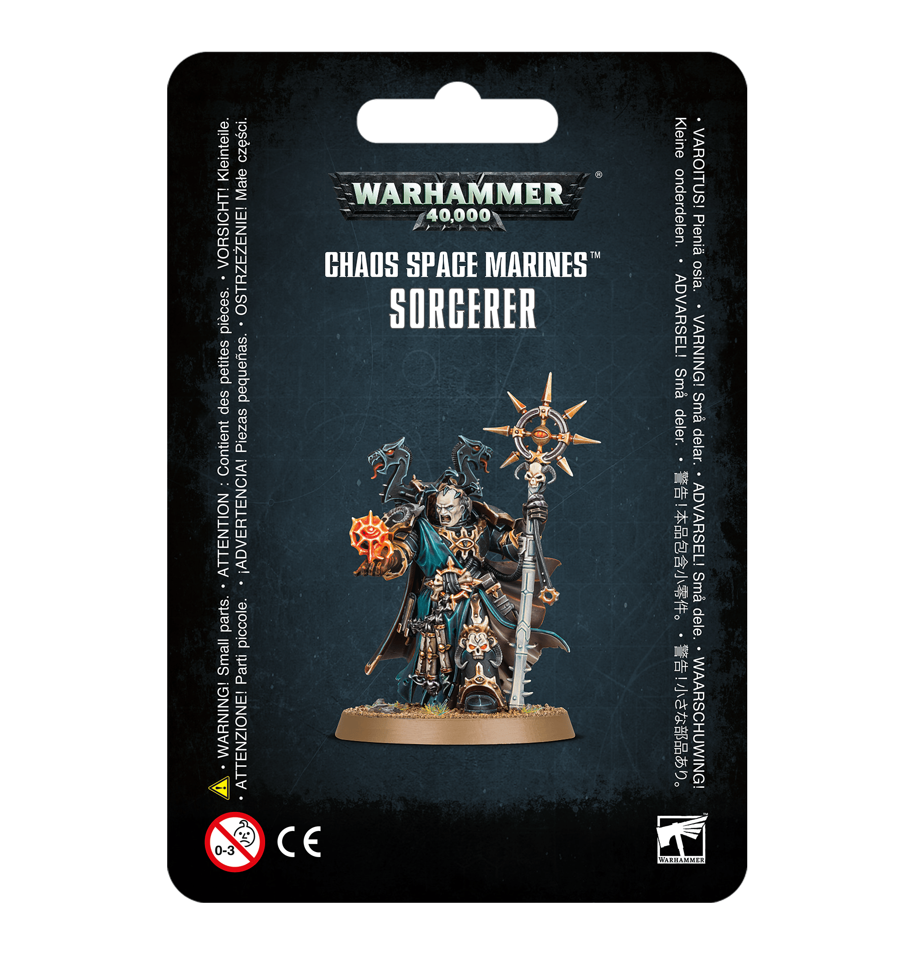 Chaos Space Marine CHAOS SPACE MARINES SORCERER 5011921178094