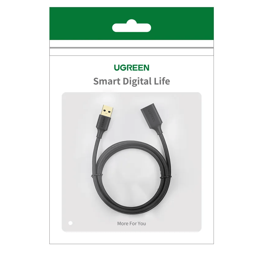0.5 m UGREEN USB 3.0 Extension Cable with up to 5Gbps data transfer speeds 6957303831258