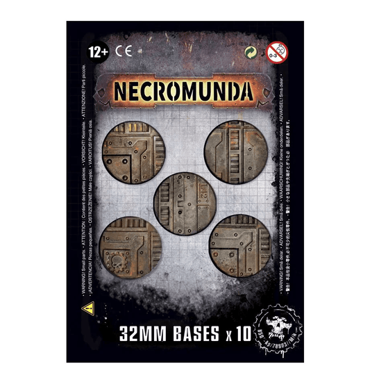 Necromunda NECROMUNDA 32MM BASES (X10) 5011921096282