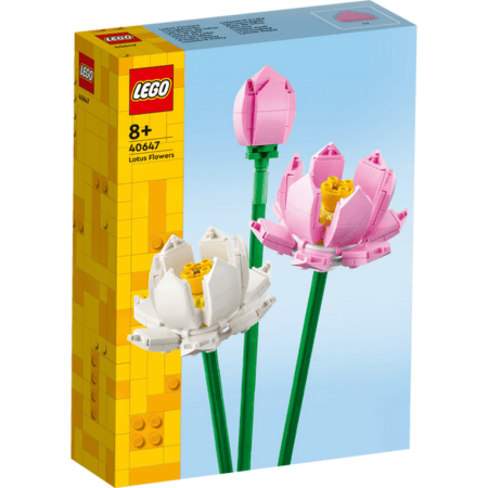 Toys & Games > Toys > Construction Toys > Interlocking Blocks > LEGO > LEGO Flowers Lego Botanicals 40647 Lotus Flowers Building Toy Gift for Ages 8 & Up 673419382380