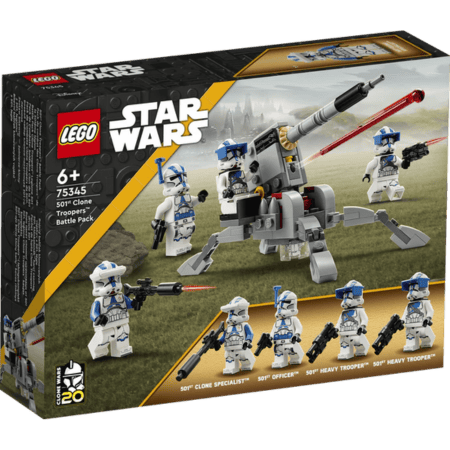 Toys & Games > Toys > Construction Toys > Interlocking Blocks > LEGO > LEGO Star Wars Lego Stars Wars 75345 501st Clone Troopers Battle Pack for Ages 6 & Up 673419376891