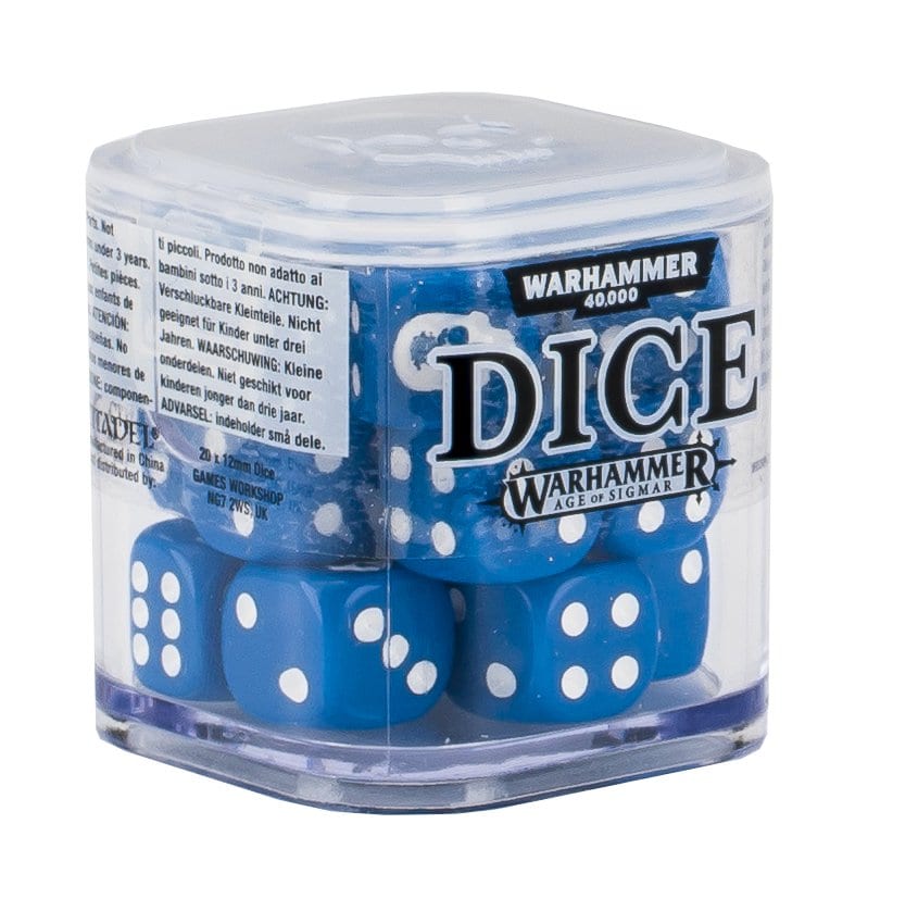 Dice & Measure CITADEL 12mm DICE SET OLD DESIGN / CLEAR SHELL 5011921068203