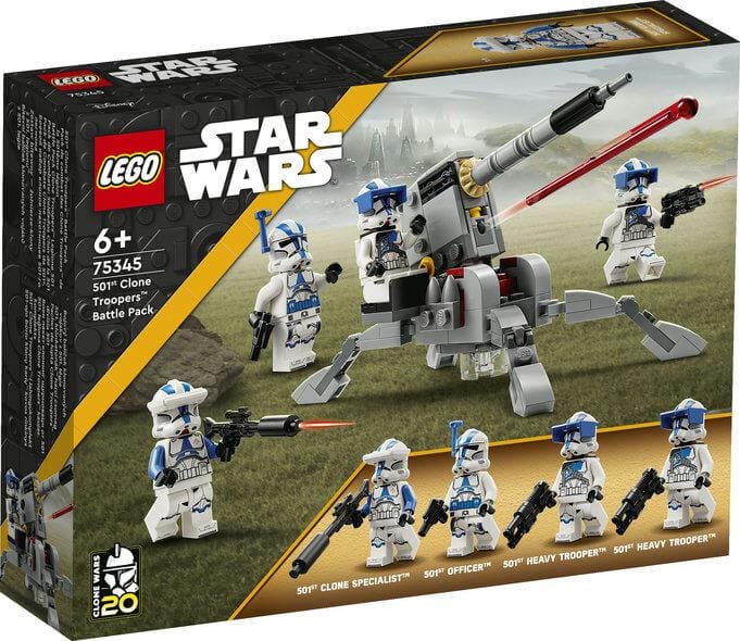 Toys & Games > Toys > Construction Toys > Interlocking Blocks > LEGO > LEGO Star Wars Lego Stars Wars 75345 501st Clone Troopers Battle Pack for Ages 6 & Up 673419376891
