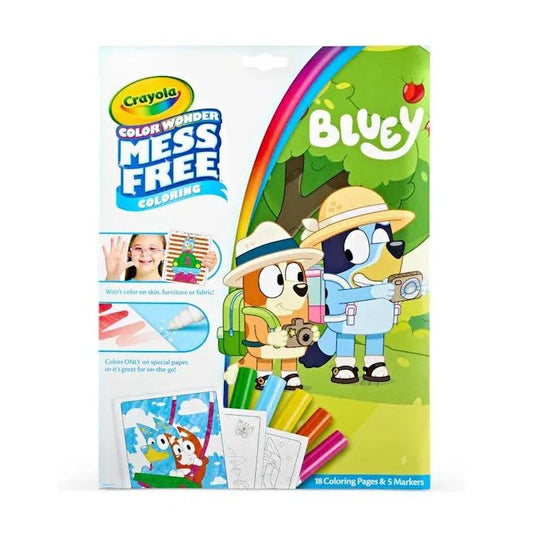 AJ Toys & Books Arts & Crafts Crayola Bluey Colour Wonder