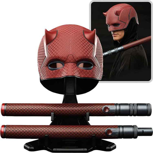 AJ Toys & Books Collectibles Daredevil Marvel Legends Daredevil: Born Again Mask and Billy Club Prop Replicas