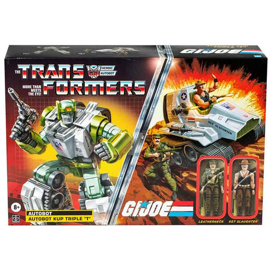 AJ Toys & Books Dolls, Playsets & Toy Figures G.I. Joe x Transformers Collaborative Kup Triple T with Sgt. Slaughter and Leatherneck Action Figures