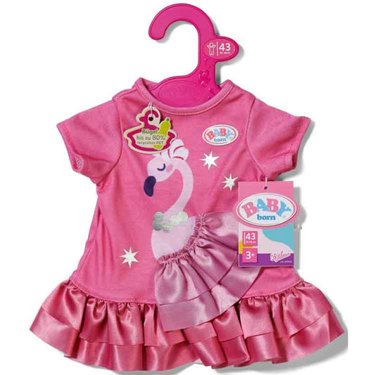 AJ Toys & Books Fashion & Dolls Baby Born Dress Flamingo