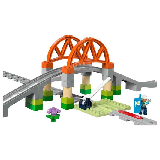 AJ Toys & Books Lego LEGO 10426 Train Bridge and Tracks Expansion Set