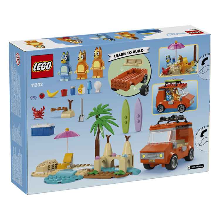 AJ Toys & Books Lego LEGO 11202 Bluey's Beach & Family Car Trip