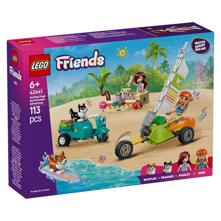 AJ Toys & Books Lego LEGO 42641 Surfing Dogs and Scooter Adventure