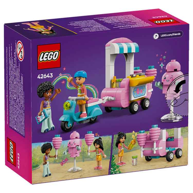 AJ Toys & Books Lego LEGO 42643 Cotton Candy Stand and Scooter