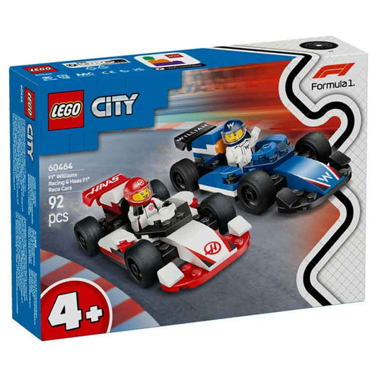 AJ Toys & Books Lego LEGO 60464 F1 Williams Racing & Haas F1 Race Cars