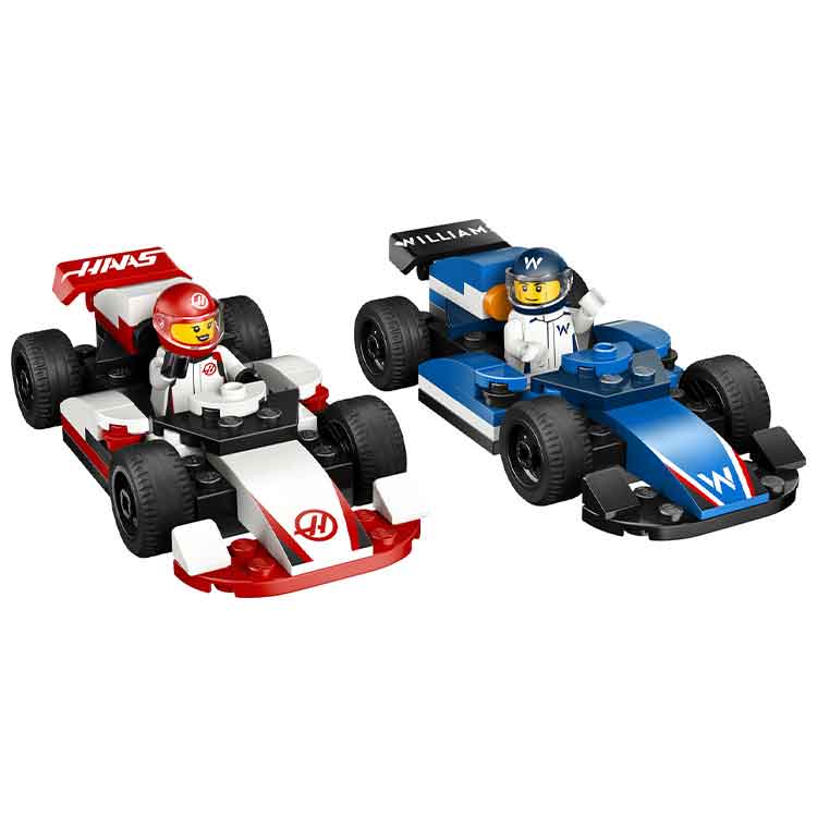 AJ Toys & Books Lego LEGO 60464 F1 Williams Racing & Haas F1 Race Cars