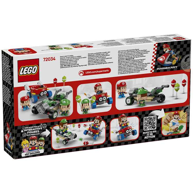 AJ Toys & Books Lego LEGO 72034 Mario Kart – Baby Mario vs Baby Luigi