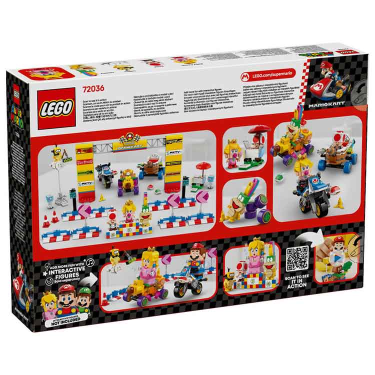AJ Toys & Books Lego LEGO 72036 Mario Kart – Baby Peach & Grand Prix Set