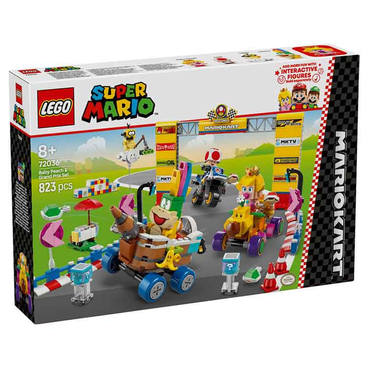 AJ Toys & Books Lego LEGO 72036 Mario Kart – Baby Peach & Grand Prix Set