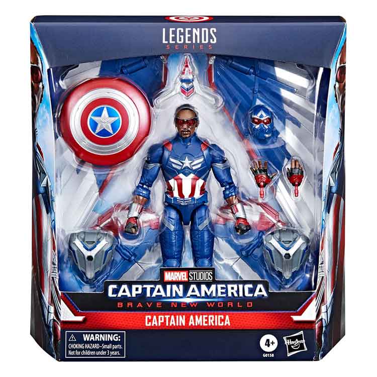 AJ Toys & Books Play Figures Captain America: Brave New World Marvel Legends Action Figure Captain America