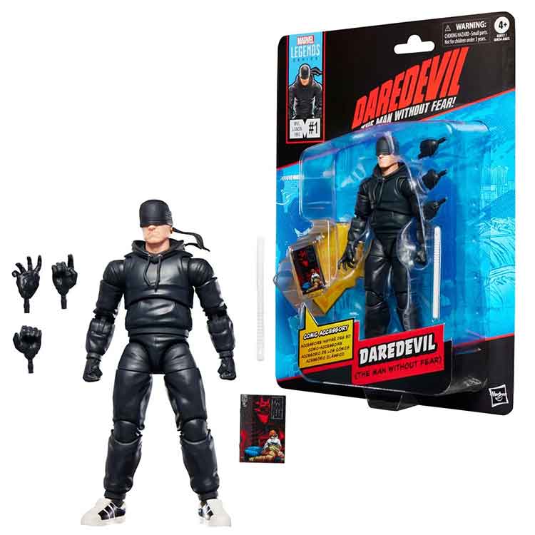 AJ Toys & Books Play Figures Daredevil Marvel Legends Series Daredevil 6-Inch Action Figure