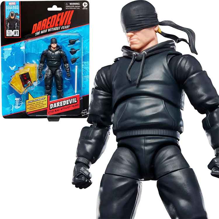 AJ Toys & Books Play Figures Daredevil Marvel Legends Series Daredevil 6-Inch Action Figure