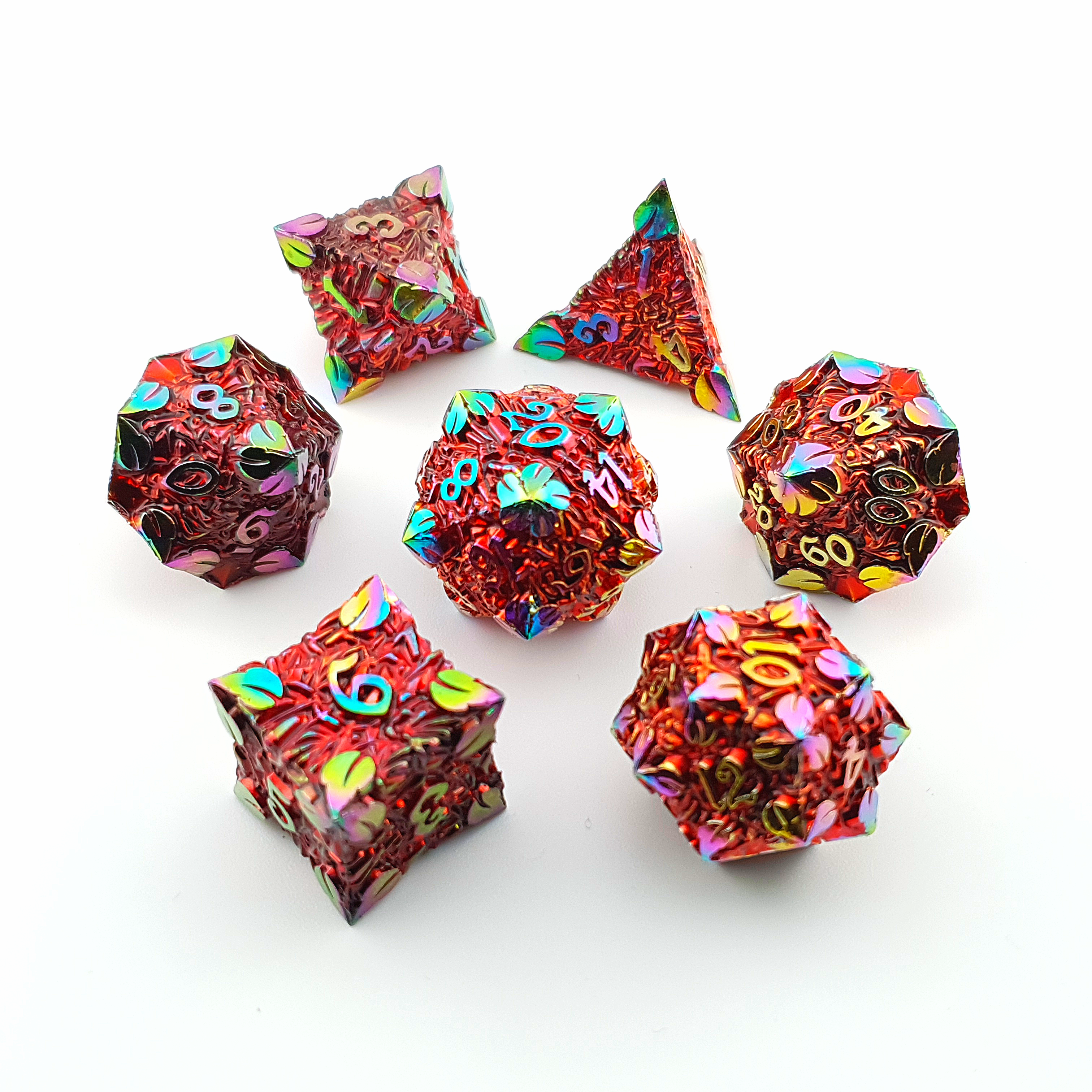 Arcane Arbor | Solid Metal Dice | 7 Piece Set - DICE