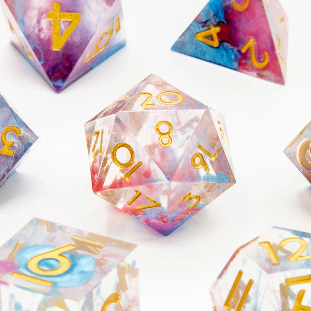 Arcane Cyclone | Sharp Edge Dice | 7 Piece Set - DICE