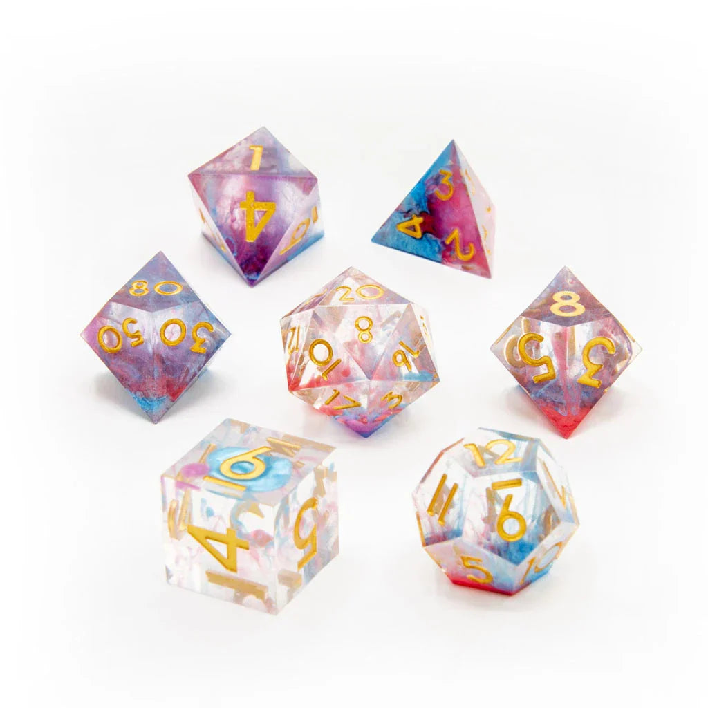 Arcane Cyclone | Sharp Edge Dice | 7 Piece Set - DICE